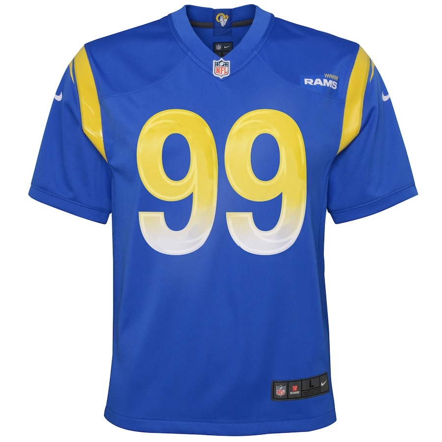 Youth Los Angeles Rams Aaron Donald Nike Royal Game Jersey - ujerseystore