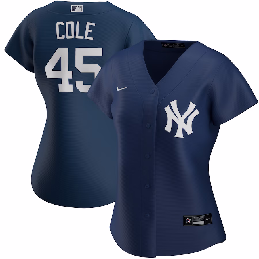 Women's New York Yankees Gerrit Cole Nike Navy Alternate Replica Player Jersey - ujerseystore