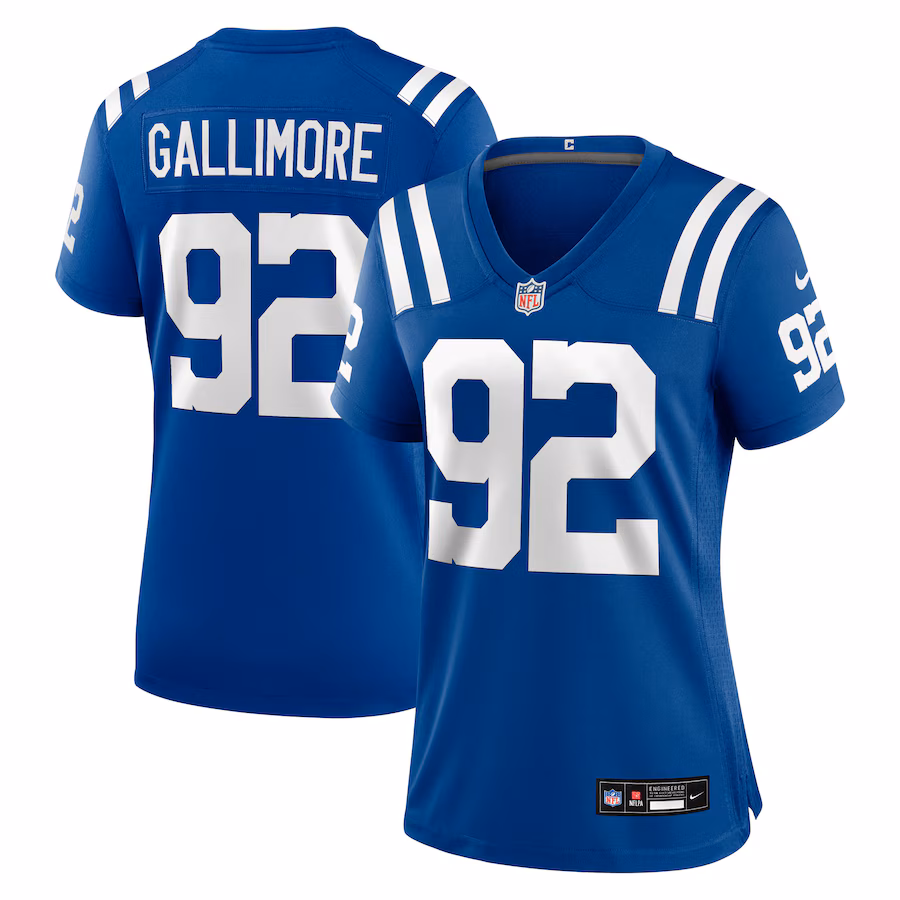 Women's Indianapolis Colts Neville Gallimore Nike Royal Team Game Jersey - ujerseystore