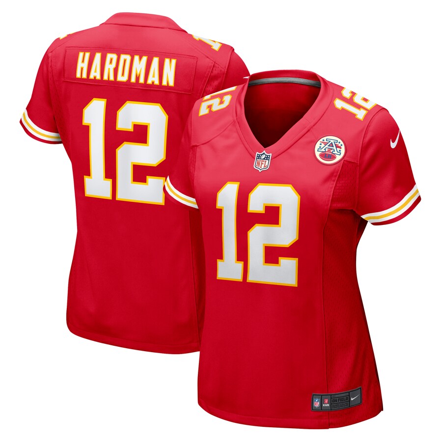 Women's Kansas City Chiefs Mecole Hardman Nike  Red  Game Jersey - ujerseystore