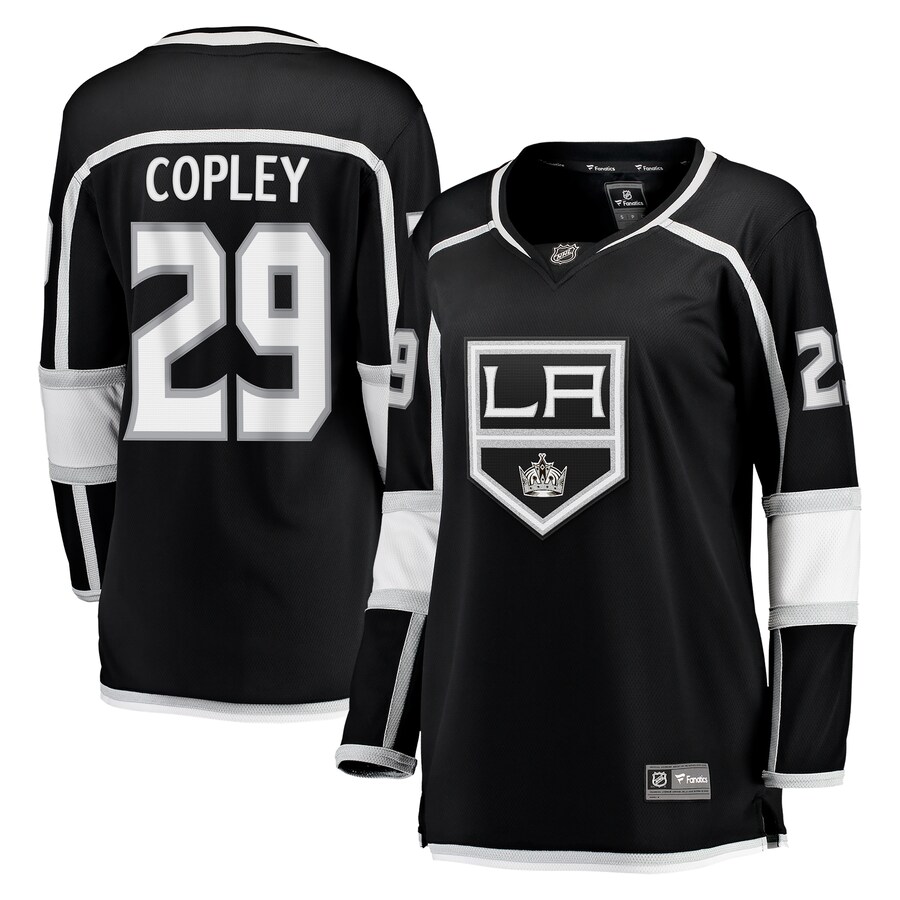 Women's Los Angeles Kings Pheonix Copley Fanatics Branded Black Home Breakaway Player Jersey - ujerseystore