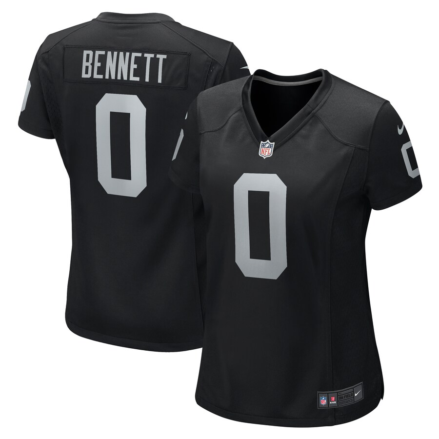 Women's Las Vegas Raiders Jakorian Bennett Nike  Black Team Game Jersey - ujerseystore