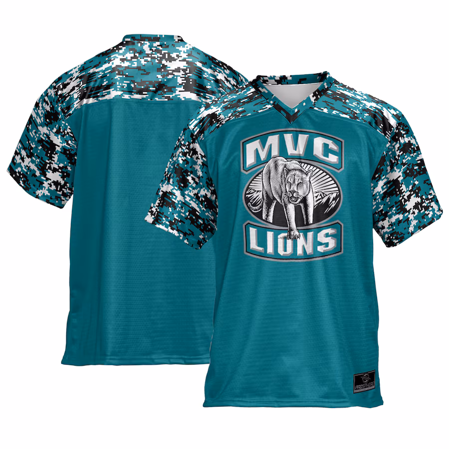 Youth ProSphere  Blue MVC Mountain Lions  Football Jersey - ujerseystore