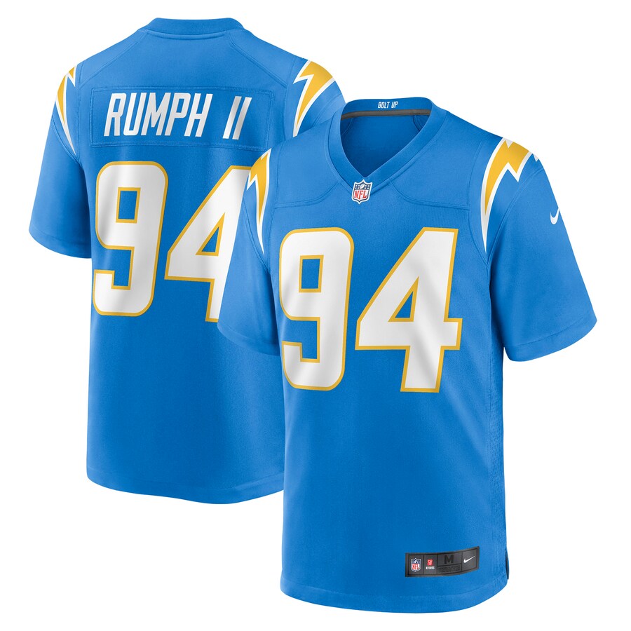 Men's Los Angeles Chargers Chris Rumph II Nike Powder Blue Game Jersey - ujerseystore