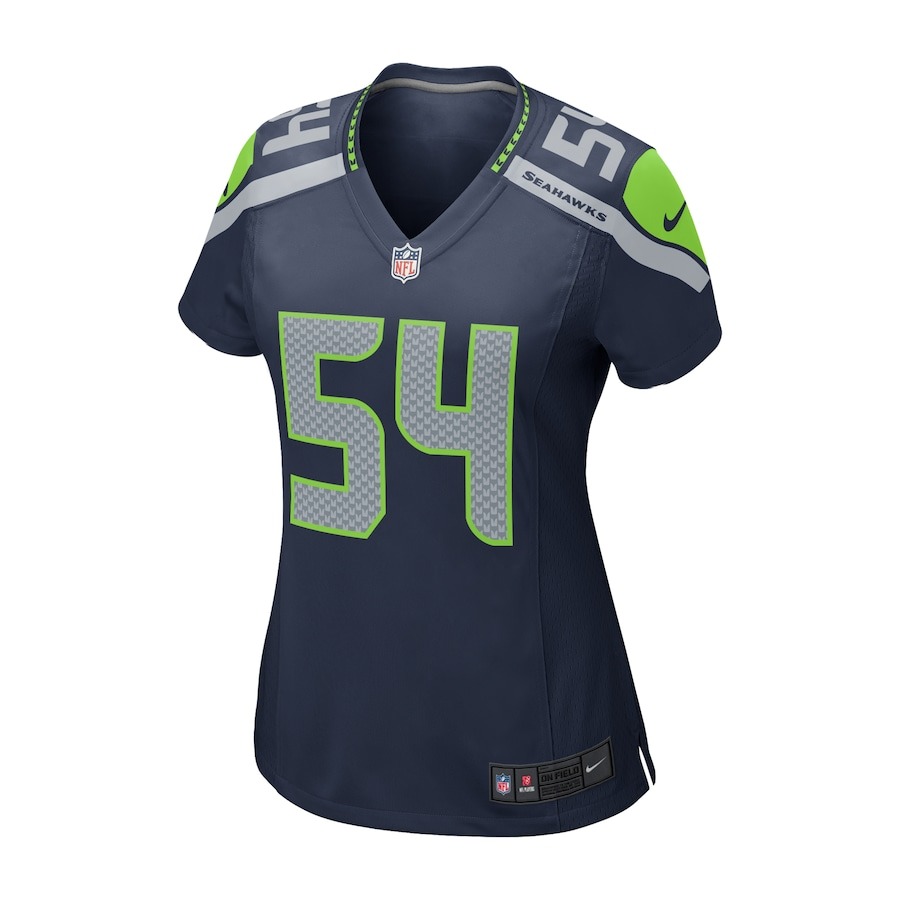 Women's Seattle Seahawks Bobby Wagner Nike Navy Game Jersey - ujerseystore