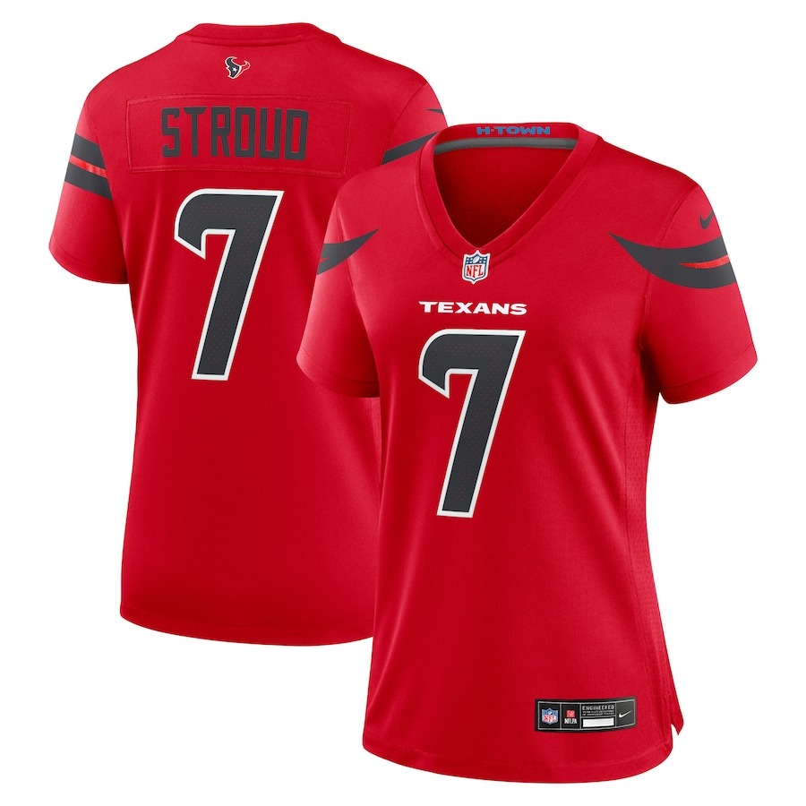 Women's Houston Texans C.J. Stroud Nike Red Alternate Game Jersey - ujerseystore