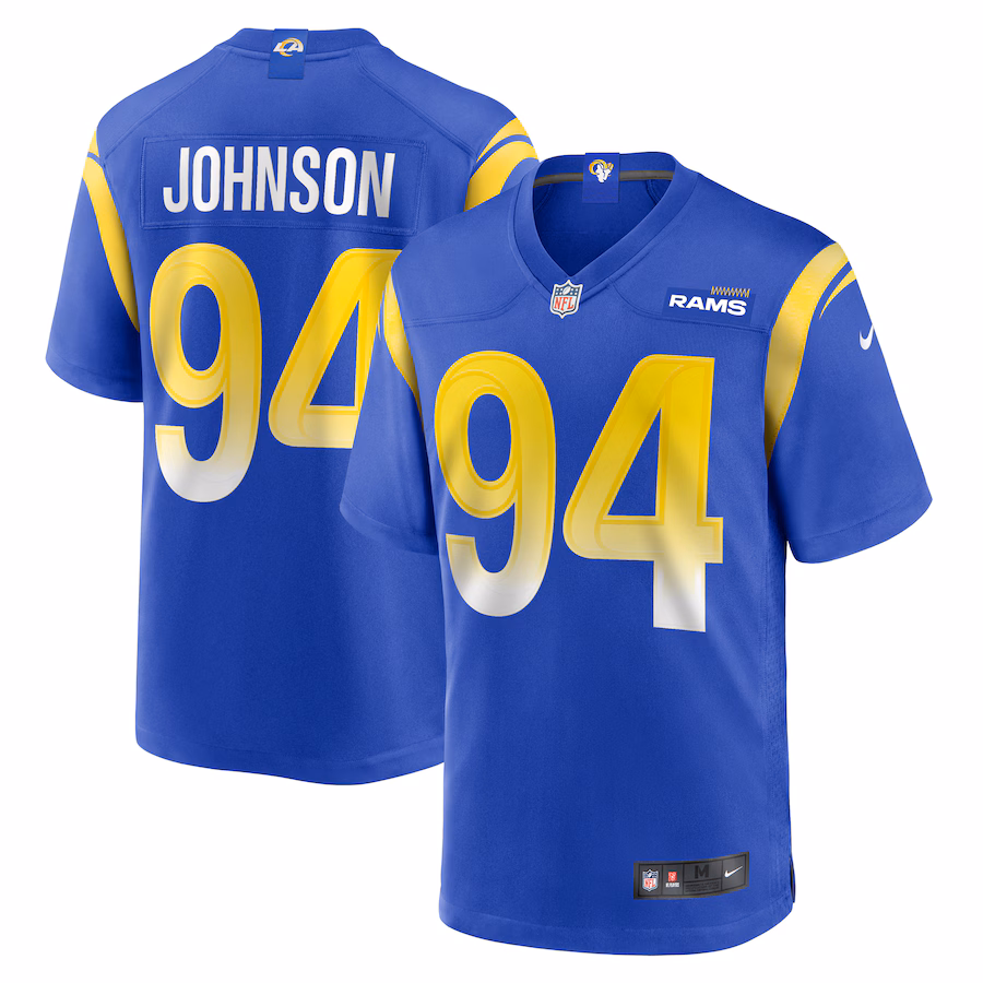 Men's Los Angeles Rams Desjuan Johnson Nike Royal Home Game Jersey - ujerseystore