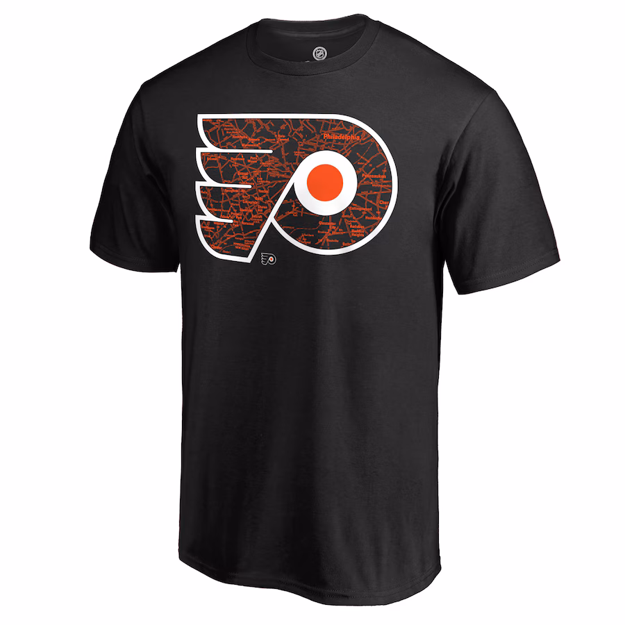 Men's Philadelphia Flyers Black Hometown Collection Local T-Shirt - ujerseystore
