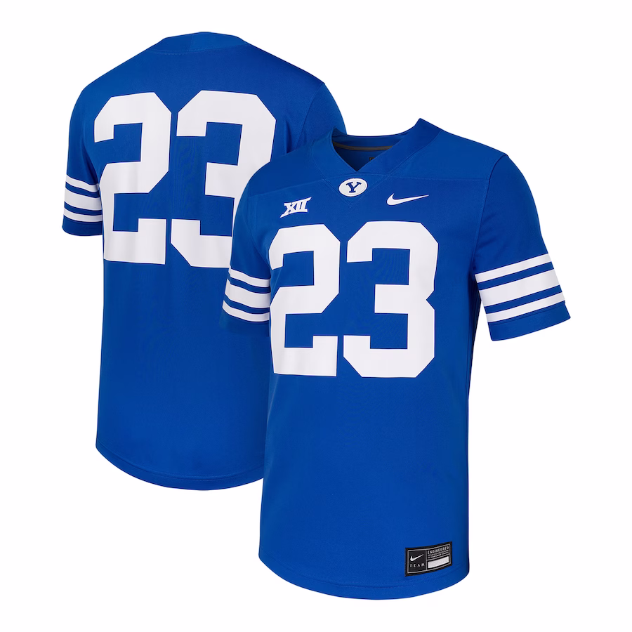 #23 BYU Cougars Nike Untouchable Football Replica Jersey - Royal - ujerseystore