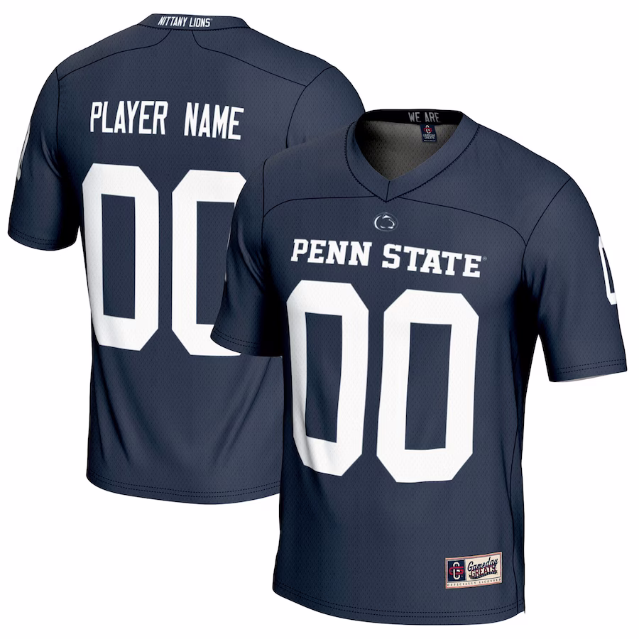 Penn State Nittany Lions GameDay Greats Youth NIL Pick-A-Player Football Jersey - Navy - ujerseystore