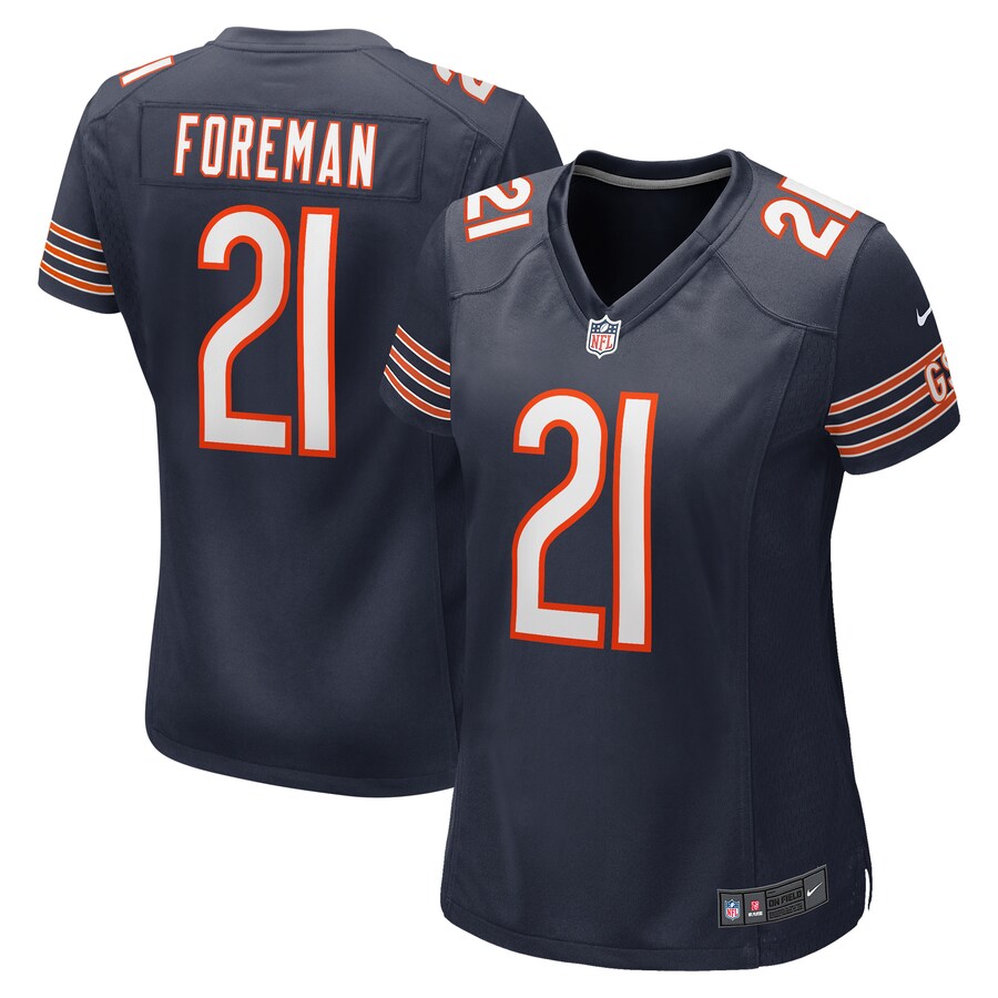 Women's Chicago Bears D'Onta Foreman Nike Navy Game Jersey - ujerseystore