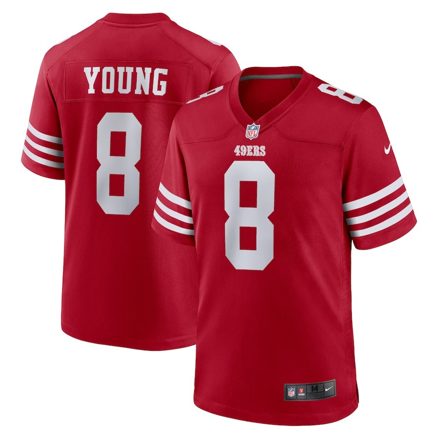 Men's San Francisco 49ers Steve Young Nike Scarlet Retired Player Game Jersey - ujerseystore
