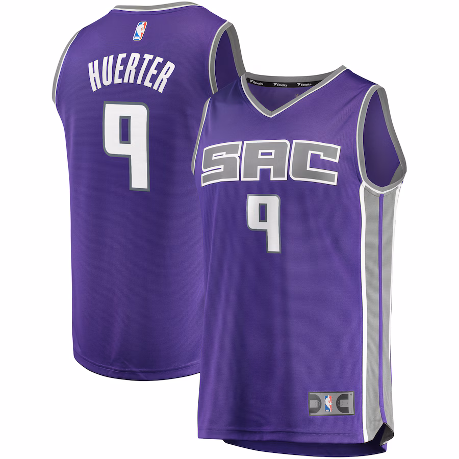 Men's Sacramento Kings Kevin Huerter Fanatics Purple Fast Break Replica Jersey - Icon Edition - ujerseystore