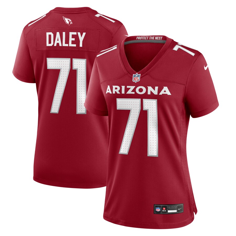 Women's Arizona Cardinals Dennis Daley Nike Cardinal Nike Women's Team Color Jersey - ujerseystore