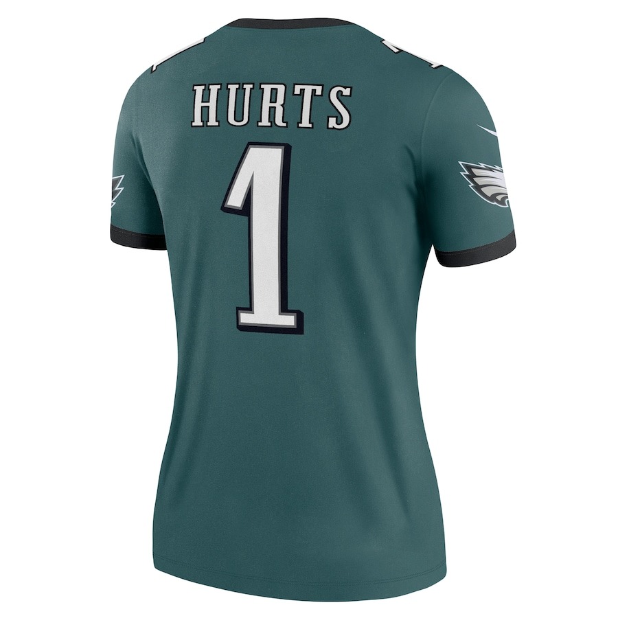 Women's Philadelphia Eagles Jalen Hurts Nike Midnight Green Legend Jersey - ujerseystore