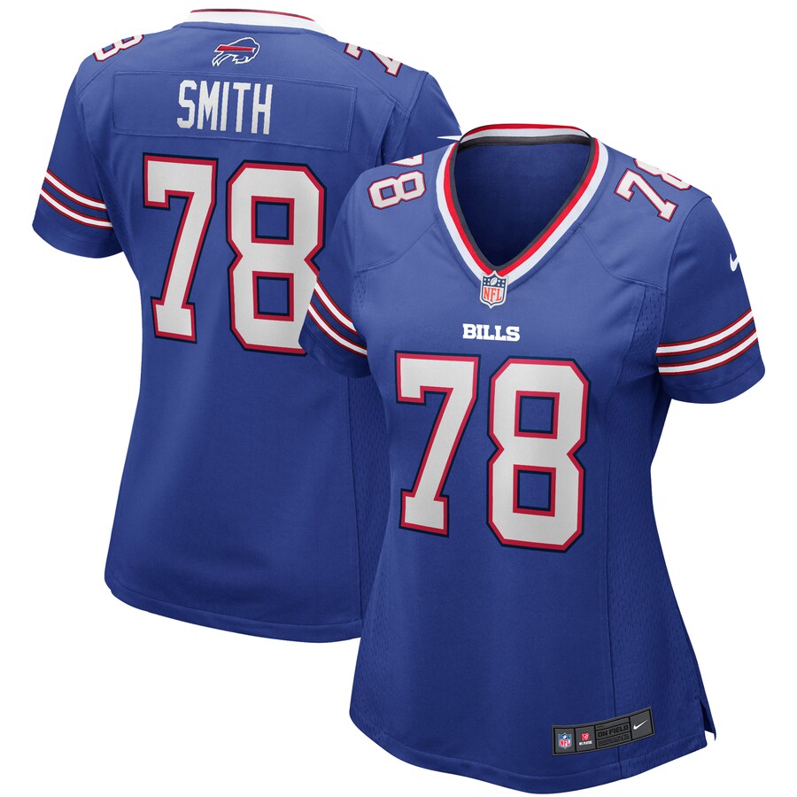 Women's Buffalo Bills Bruce Smith Nike Royal Game Retired Player Jersey - ujerseystore