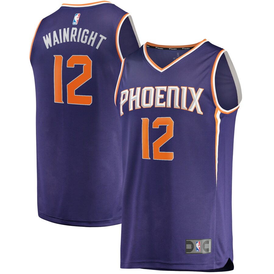 Men's Phoenix Suns Ish Wainright Fanatics Purple Fast Break Replica Jersey - Icon Edition - ujerseystore