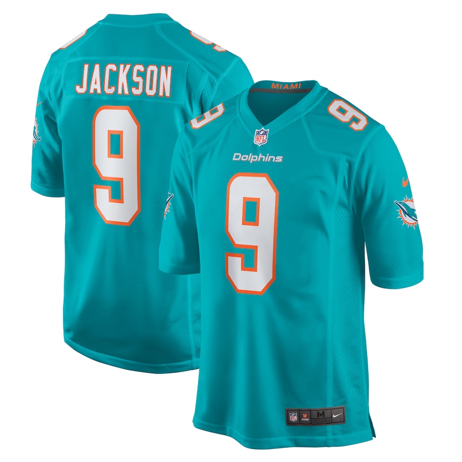 Men's Miami Dolphins Calvin Jackson Nike Aqua Home Game Player Jersey - ujerseystore