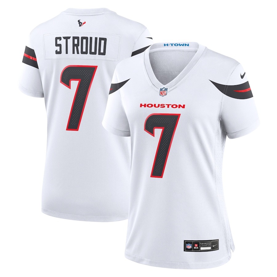 Women's Houston Texans C.J. Stroud Nike White Game Jersey - ujerseystore
