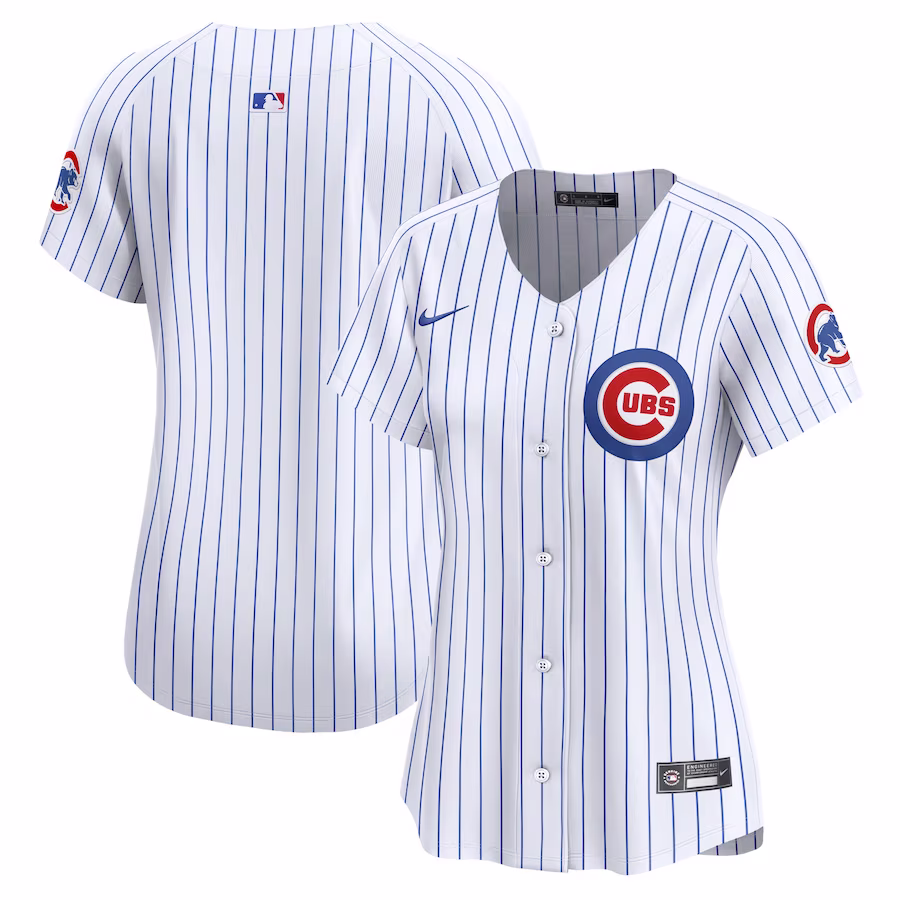 Women's Chicago Cubs Nike White Home Limited Jersey - ujerseystore