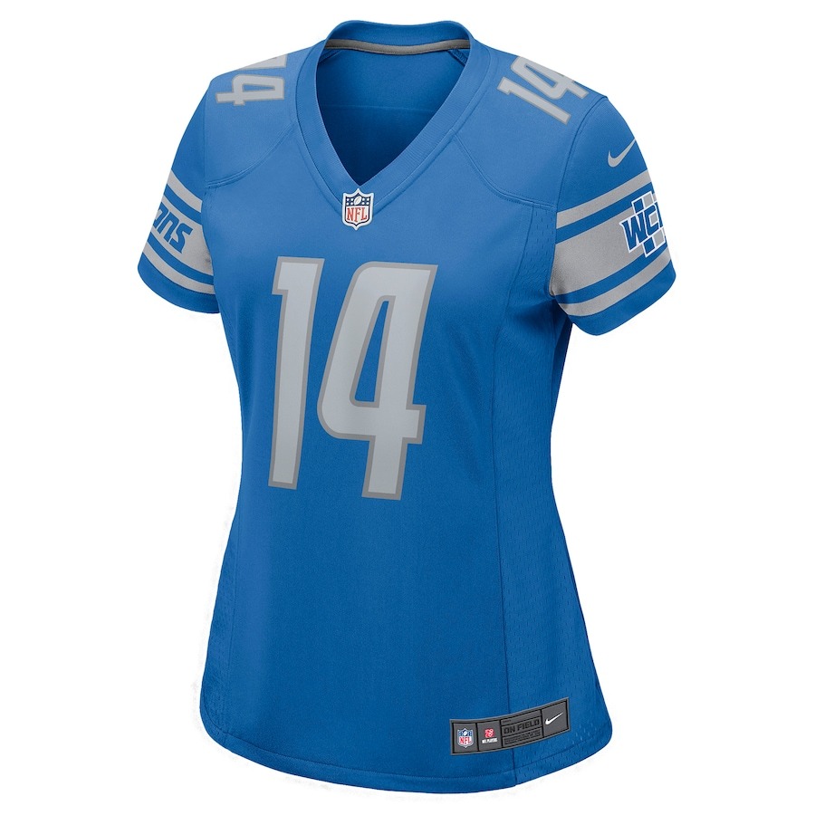 Women's Detroit Lions Amon-Ra St. Brown Nike Blue Game Player Jersey - ujerseystore