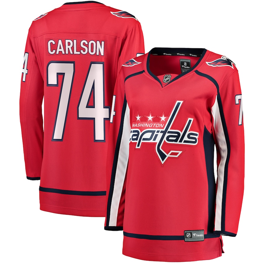 Women's Washington Capitals John Carlson Fanatics Red Breakaway Player Jersey - ujerseystore