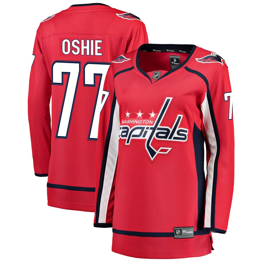 Women's Washington Capitals TJ Oshie Fanatics Branded Red Home Breakaway Player Jersey - ujerseystore