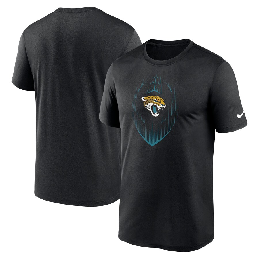 Men's Jacksonville Jaguars Nike Black Primetime Legend Icon Performance T-Shirt - ujerseystore