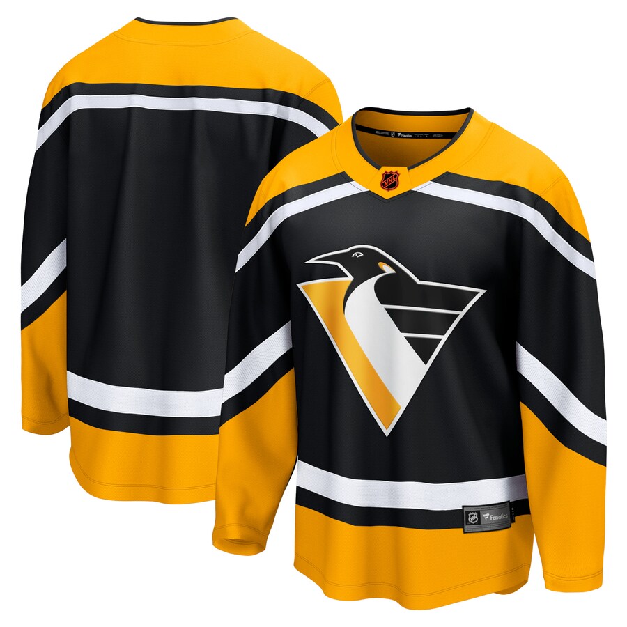 Men's Pittsburgh Penguins Fanatics Branded Black Special Edition 2.0 Breakaway Blank Jersey - ujerseystore