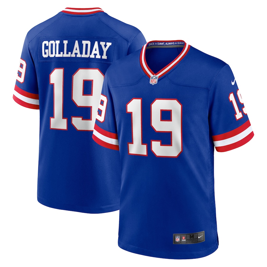 Men's New York Giants Kenny Golladay Nike Royal Classic Player Game Jersey - ujerseystore