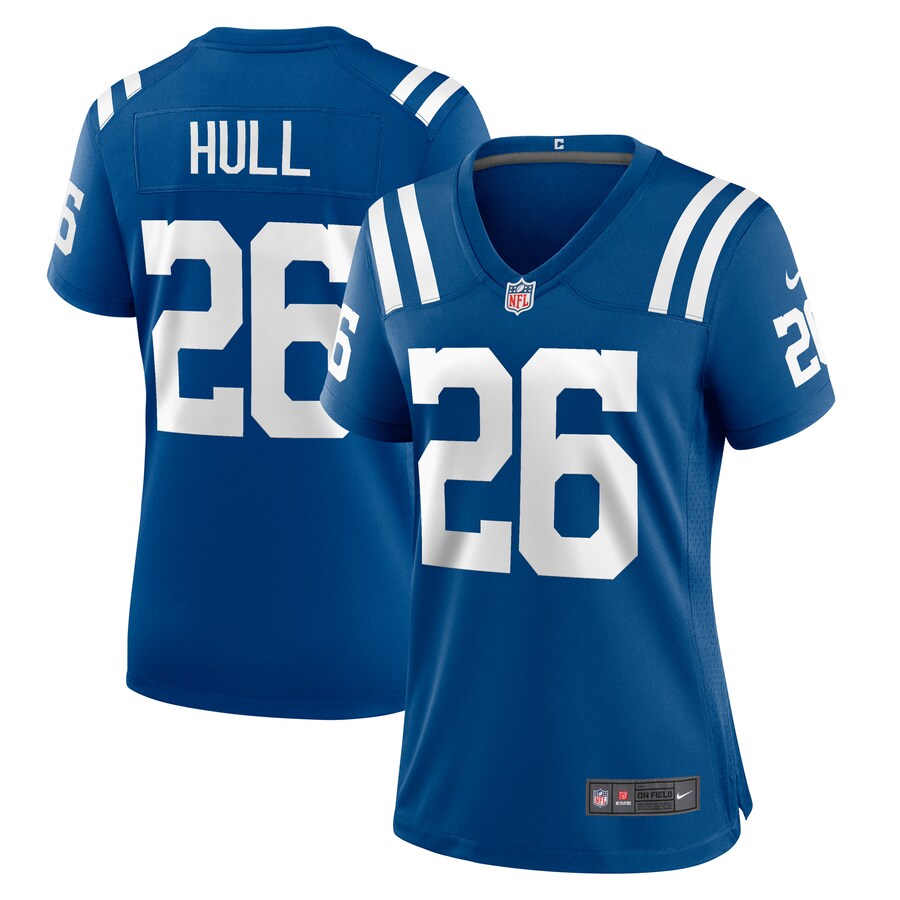 Women's Indianapolis Colts Evan Hull Nike  Royal Team Game Jersey - ujerseystore