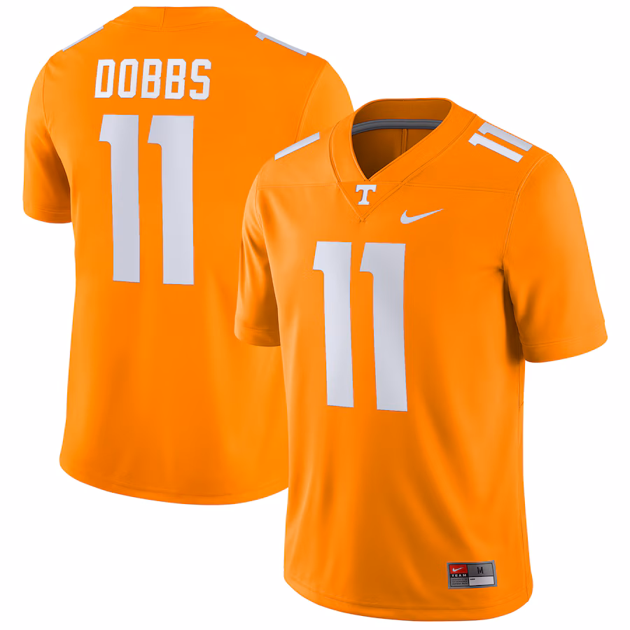 Men's Nike Joshua Dobbs Orange Tennessee Volunteers Game Jersey - ujerseystore