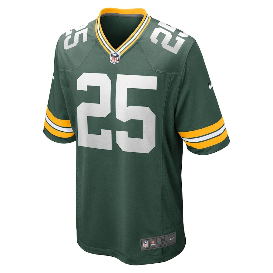 Men's Green Bay Packers Keisean Nixon Nike Green Game Player Jersey - ujerseystore