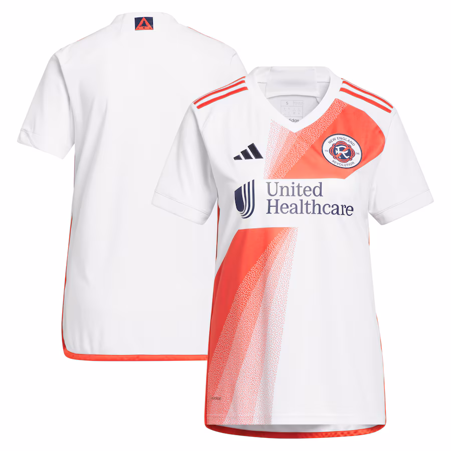 Women's New England Revolution adidas White 2023 Defiance Replica Jersey - ujerseystore