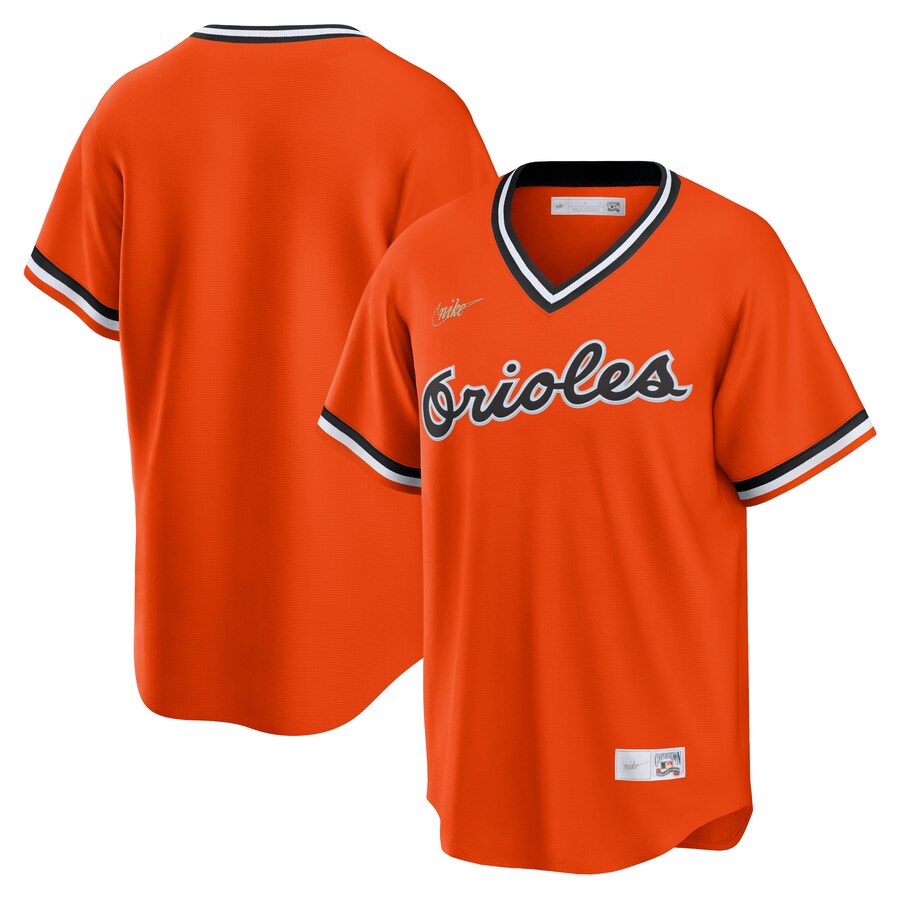 Men's Baltimore Orioles Nike Orange Alternate Cooperstown Collection Team Jersey - ujerseystore