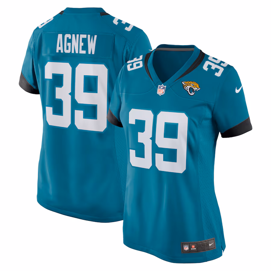 Women's Jacksonville Jaguars Jamal Agnew Nike Teal Nike Game Jersey - ujerseystore