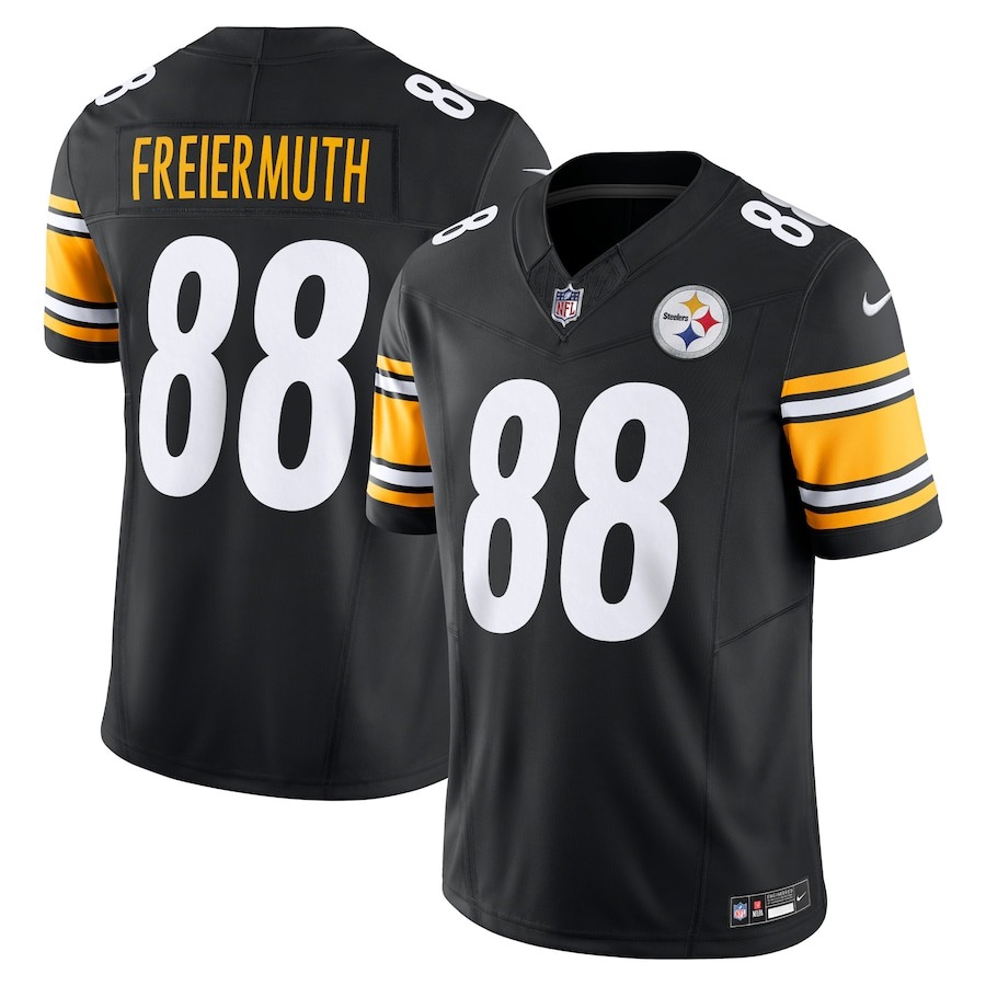 Men's Pittsburgh Steelers Pat Freiermuth Nike Black Vapor F.U.S.E. Limited Jersey - ujerseystore