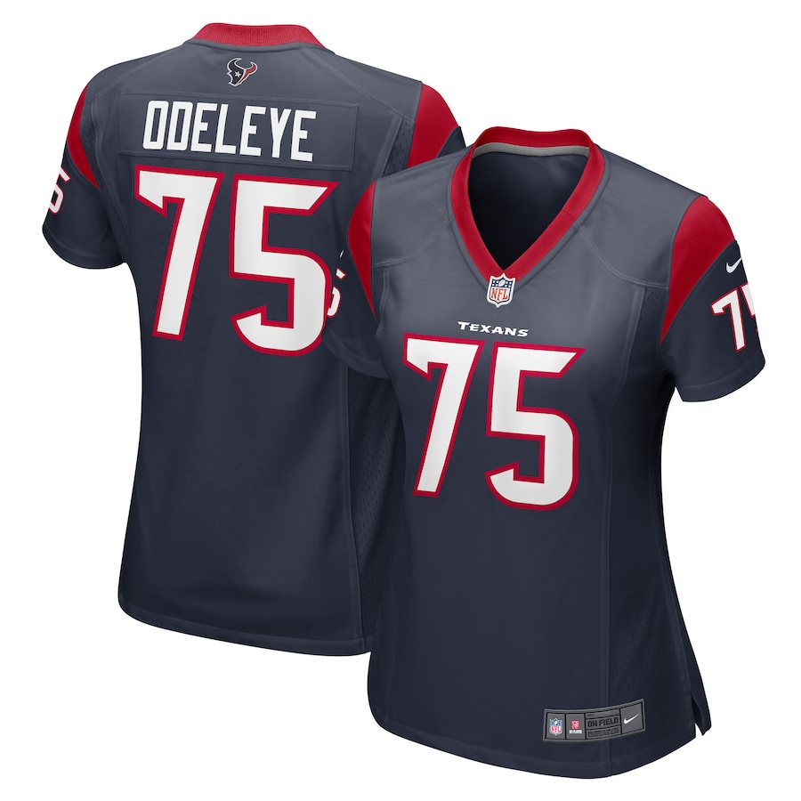 Women's Houston Texans Adedayo Odeleye Nike Navy Game Player Jersey - ujerseystore