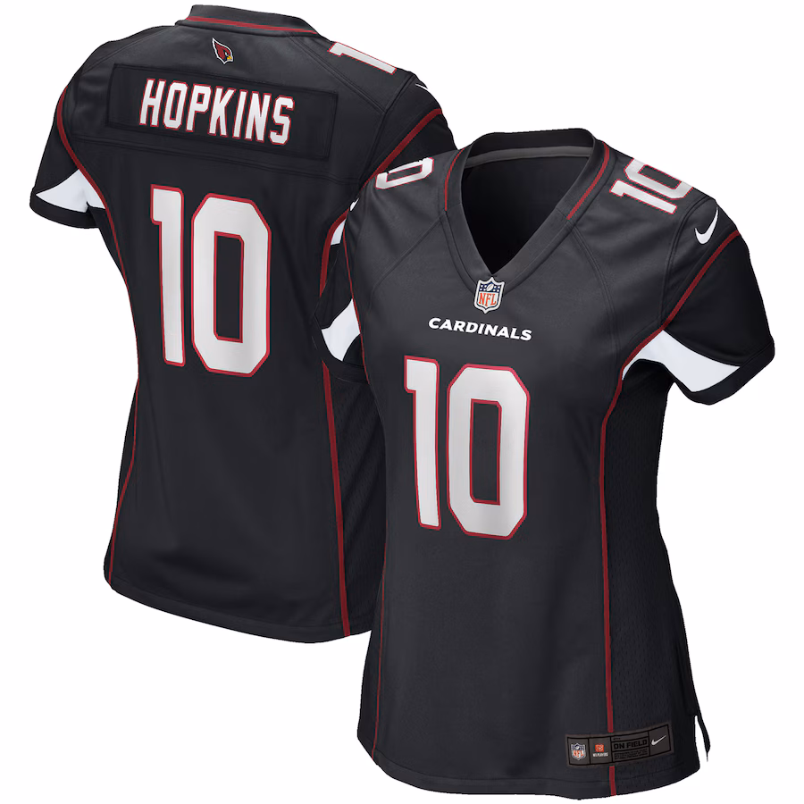Women's Arizona Cardinals DeAndre Hopkins Nike Black Game Jersey - ujerseystore