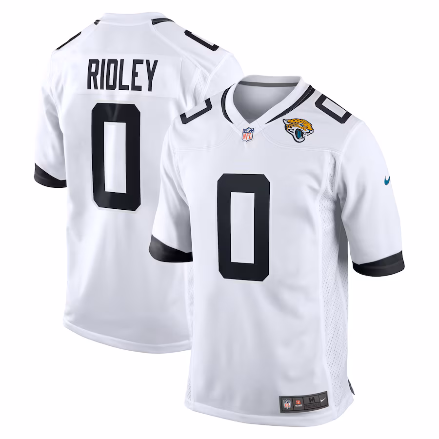Men's Jacksonville Jaguars Calvin Ridley Nike White Game Jersey - ujerseystore