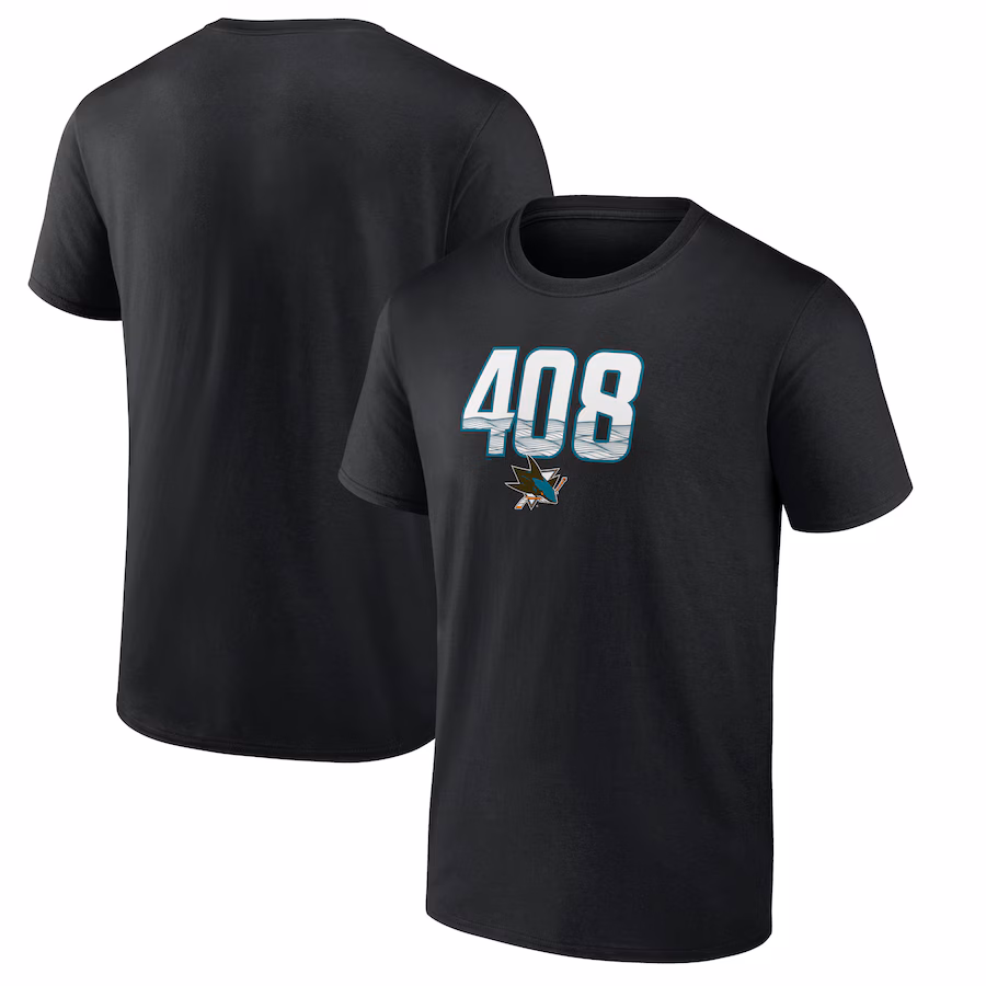 Men's San Jose Sharks Black Native T-Shirt - ujerseystore