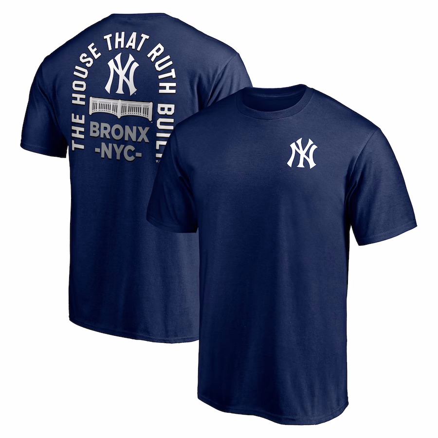 Men's New York Yankees Navy Team Hometown Collection Ruth's House T-Shirt - ujerseystore