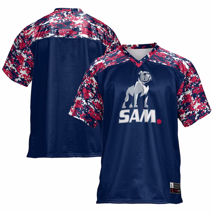 Samford Bulldogs GameDay Greats Football Jersey - Navy - ujerseystore