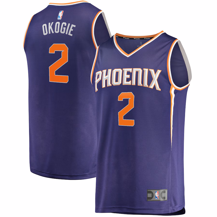 Men's Phoenix Suns Josh Okogie Fanatics Purple Fast Break Replica Jersey - Icon Edition - ujerseystore