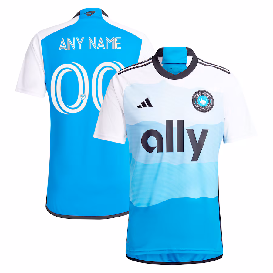 Men's Charlotte FC  adidas Blue 2024 The Carolina Kit: Explore Custom Replica Jersey - ujerseystore