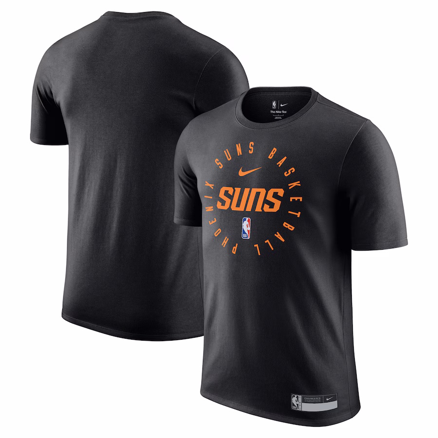 Men's Phoenix Suns Nike Black 2024/25 Legend On-Court Practice Performance T-Shirt - ujerseystore
