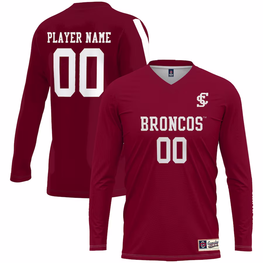 Santa Clara Broncos GameDay Greats Unisex NIL Pick-A-Player Lightweight Volleyball Jersey - Maroon - ujerseystore
