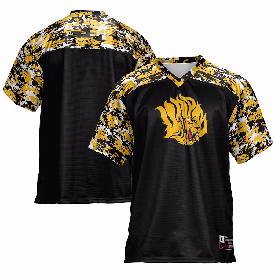 Arkansas Pine Bluff Golden Lions GameDay Greats Football Jersey - Black - ujerseystore