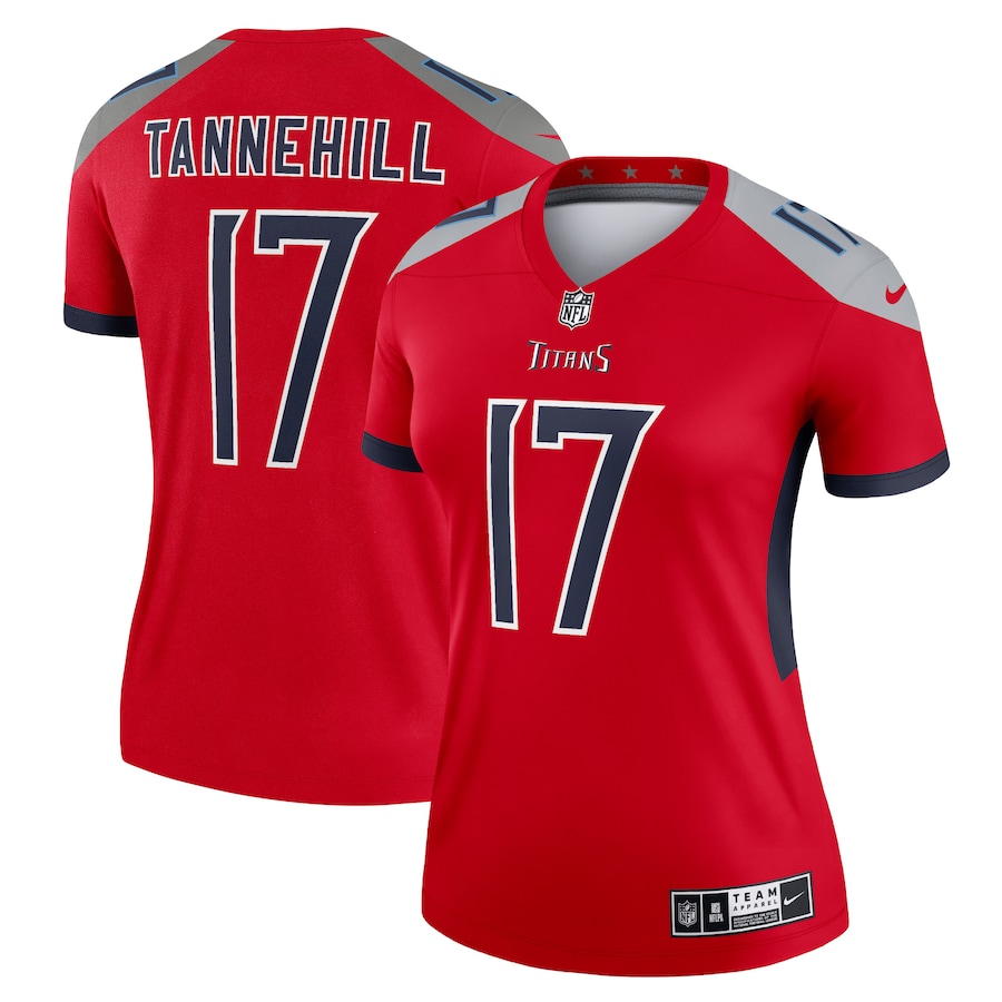 Women's Tennessee Titans Ryan Tannehill Nike Red Inverted Legend Jersey - ujerseystore