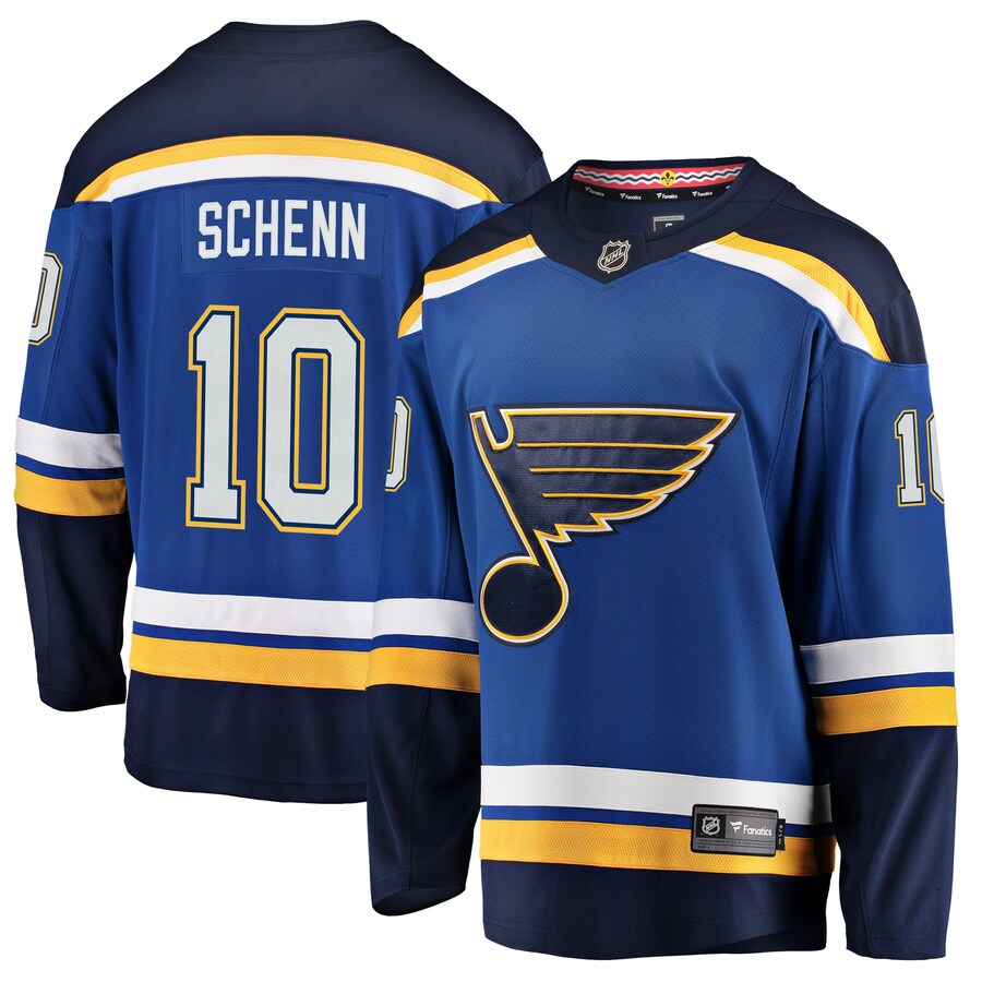 Men's St. Louis Blues Brayden Schenn Fanatics Branded Blue Breakaway Player Jersey - ujerseystore